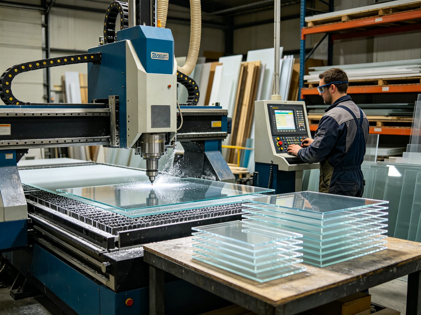 CNC acrylic cutting